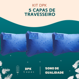 KIT 5 Capas de Travesseiro NAPA BAGUM Antialérgico Impermeável