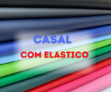 Capa de CORINO Liso Casal Especial Com Elástico 1,88 x 1,38 Impermeável e Antialérgica